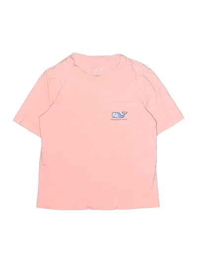 Pre-owned Vineyard Vines Kids' Short Sleeve T-shirt In Pink