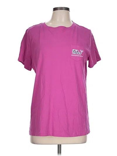 Pre-owned Vineyard Vines Short Sleeve T-shirt In Pink