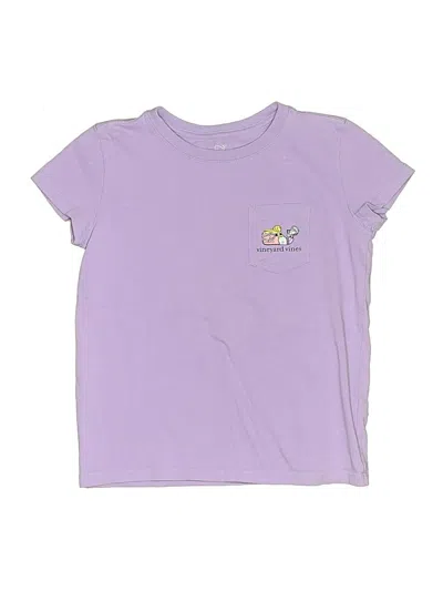 Pre-owned Vineyard Vines Kids' Short Sleeve T-shirt In Purple