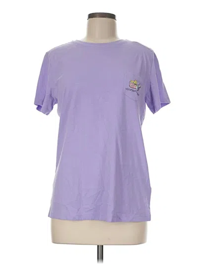 Pre-owned Vineyard Vines Short Sleeve T-shirt In Purple