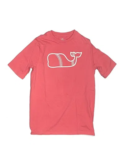 Pre-owned Vineyard Vines Kids' Short Sleeve T-shirt In Red