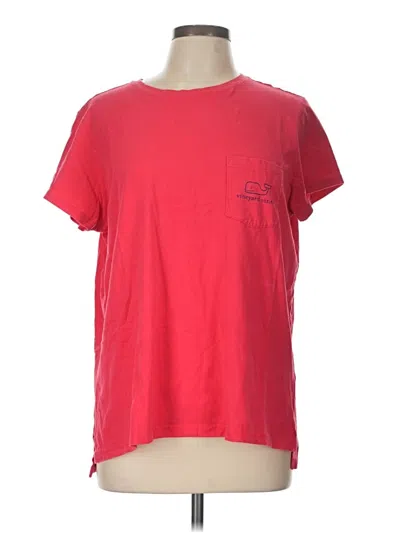 Pre-owned Vineyard Vines Short Sleeve T-shirt In Red