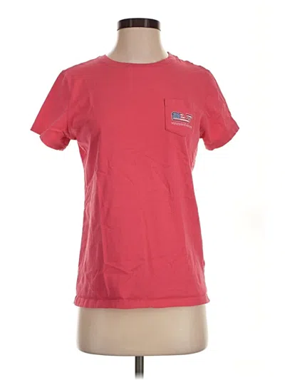 Pre-owned Vineyard Vines Short Sleeve T-shirt In Red