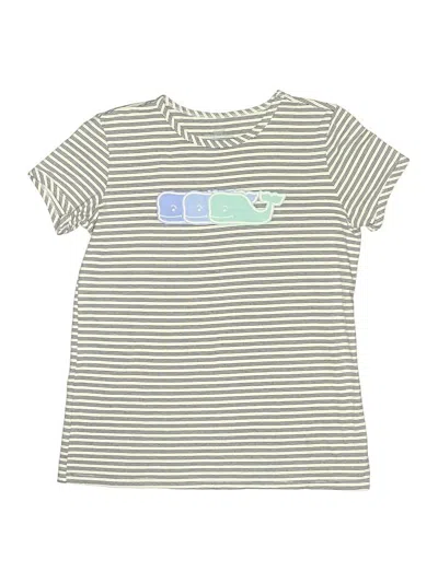 Pre-owned Vineyard Vines Kids' Short Sleeve T-shirt In Silver