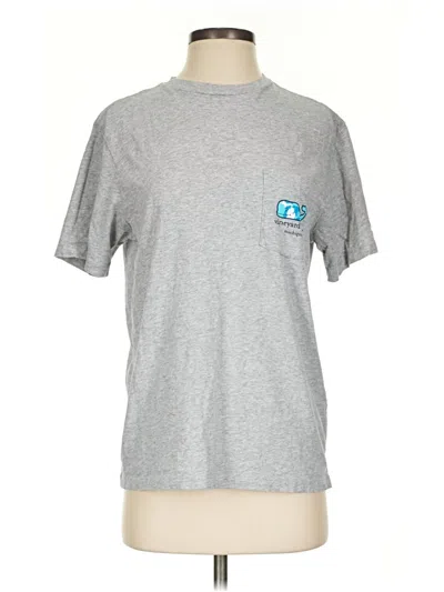 Pre-owned Vineyard Vines Short Sleeve T-shirt In Silver