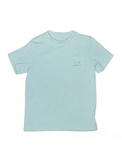 Pre-owned Vineyard Vines Kids' Short Sleeve T-shirt In Teal