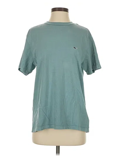 Pre-owned Vineyard Vines Short Sleeve T-shirt In Teal