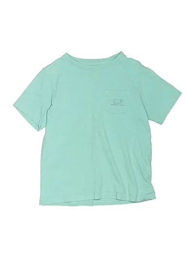 Pre-owned Vineyard Vines Kids' Short Sleeve T-shirt In Teal