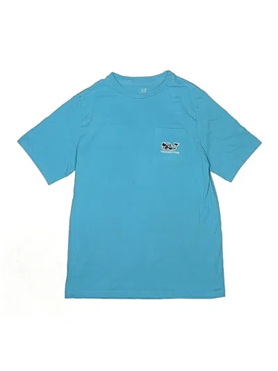 Pre-owned Vineyard Vines Kids' Short Sleeve T-shirt In Teal