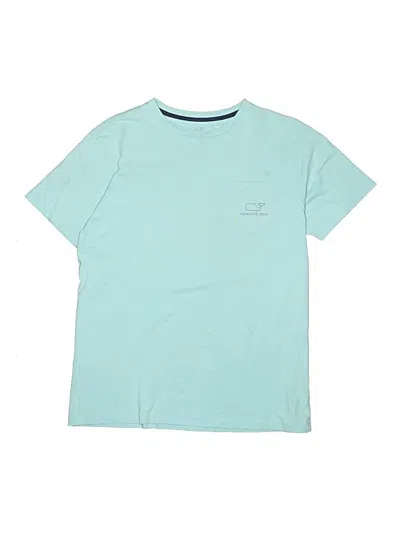 Pre-owned Vineyard Vines Kids' Short Sleeve T-shirt In Teal
