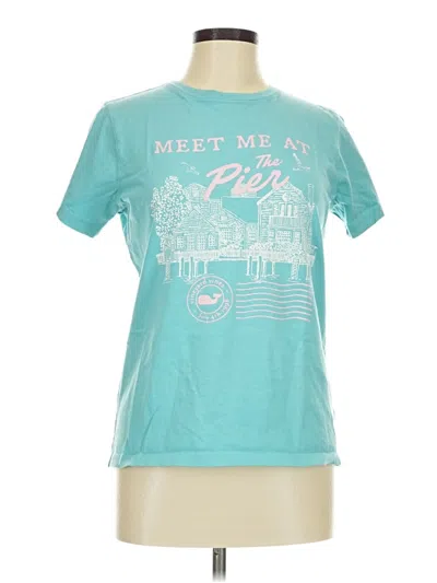 Pre-owned Vineyard Vines Short Sleeve T-shirt In Teal