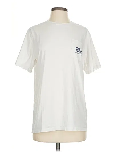 Pre-owned Vineyard Vines Short Sleeve T-shirt In White