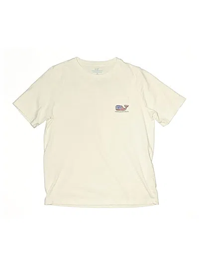 Pre-owned Vineyard Vines Kids' Short Sleeve T-shirt In White