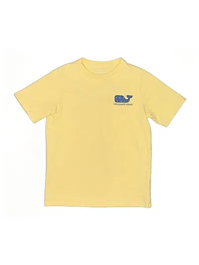 Pre-owned Vineyard Vines Kids' Short Sleeve T-shirt In Yellow