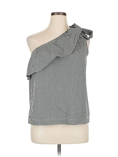 Pre-owned Vineyard Vines Sleeveless Blouse In Black