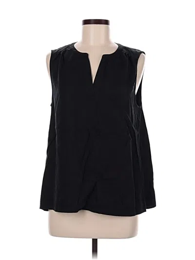 Pre-owned Vineyard Vines Sleeveless Blouse In Black