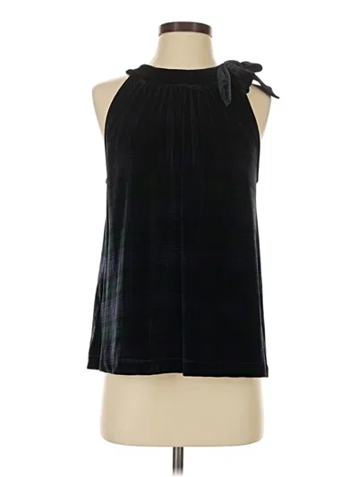 Pre-owned Vineyard Vines Sleeveless Blouse In Black