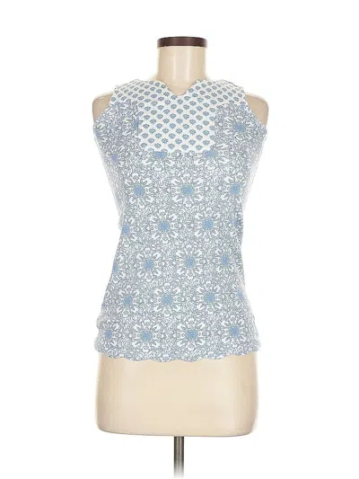 Pre-owned Vineyard Vines Sleeveless Blouse In Blue