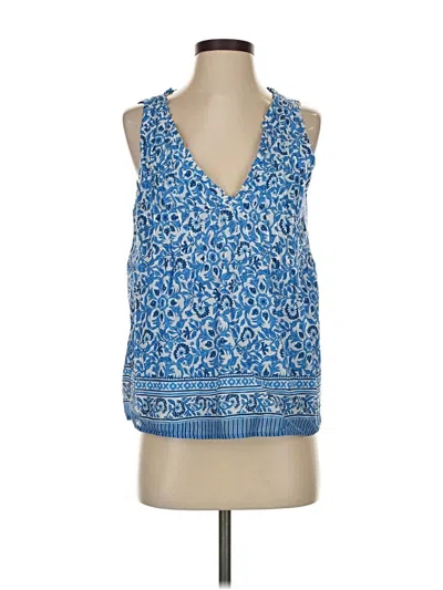 Pre-owned Vineyard Vines Sleeveless Blouse In Blue