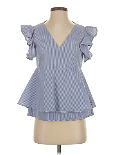 Pre-owned Vineyard Vines Sleeveless Blouse In Blue