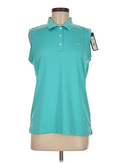 Pre-owned Vineyard Vines Sleeveless Blouse In Blue