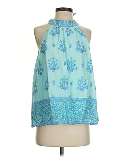 Pre-owned Vineyard Vines Sleeveless Blouse In Blue