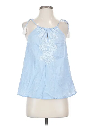 Pre-owned Vineyard Vines Sleeveless Blouse In Blue