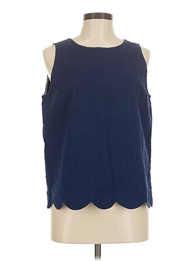 Pre-owned Vineyard Vines Sleeveless Blouse In Blue