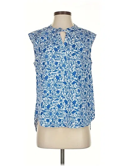 Pre-owned Vineyard Vines Sleeveless Blouse In Blue