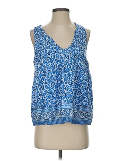 Pre-owned Vineyard Vines Sleeveless Blouse In Blue
