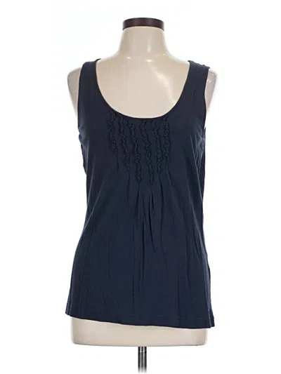 Pre-owned Vineyard Vines Sleeveless Blouse In Blue
