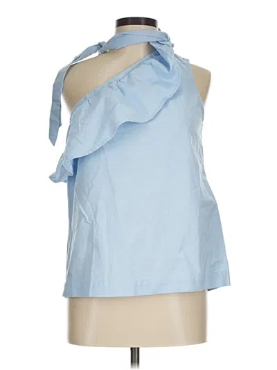 Pre-owned Vineyard Vines Sleeveless Blouse In Blue