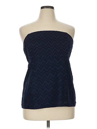 Pre-owned Vineyard Vines Sleeveless Blouse In Blue