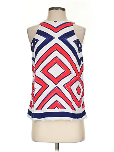 Pre-owned Vineyard Vines Sleeveless Blouse In Blue