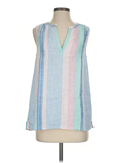 Pre-owned Vineyard Vines Sleeveless Blouse In Blue