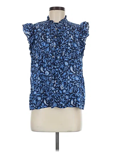 Pre-owned Vineyard Vines Sleeveless Blouse In Blue