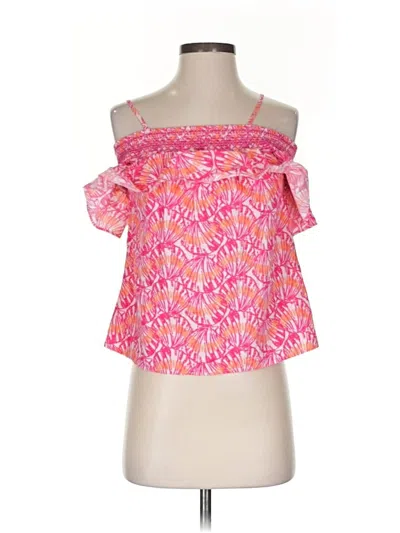 Pre-owned Vineyard Vines Sleeveless Blouse In Pink