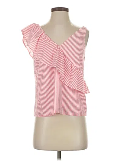 Pre-owned Vineyard Vines Sleeveless Blouse In Pink