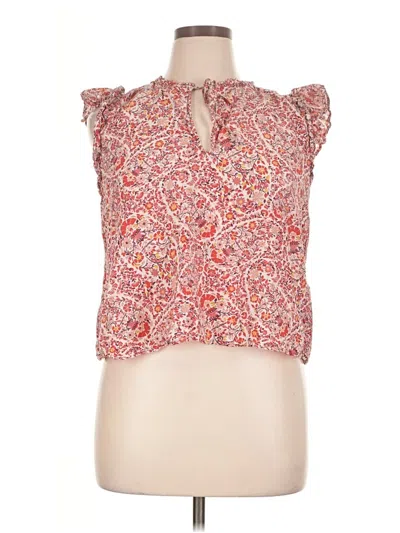 Pre-owned Vineyard Vines Sleeveless Blouse In Red