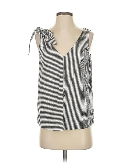 Pre-owned Vineyard Vines Sleeveless Blouse In Silver