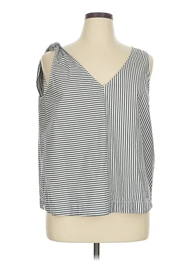 Pre-owned Vineyard Vines Sleeveless Blouse In Silver