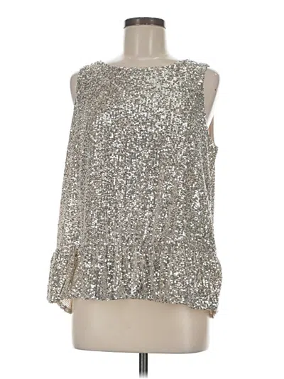 Pre-owned Vineyard Vines Sleeveless Blouse In Silver