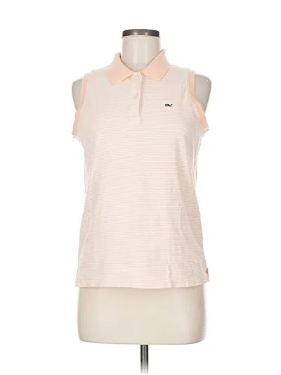 Pre-owned Vineyard Vines Sleeveless Polo Shirt In Pink