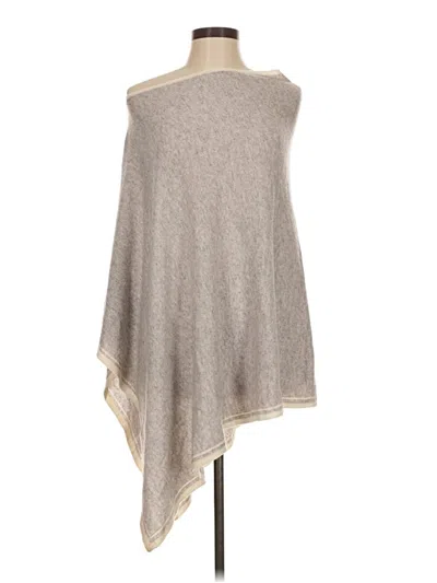 Pre-owned Vineyard Vines Sleeveless Top Gray One Shoulder Neckline Tops