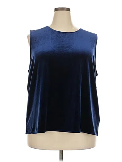 Pre-owned Vineyard Vines Sleeveless T-shirt In Blue