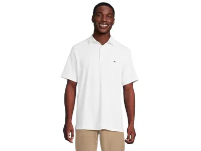 Vineyard Vines Solid Sankaty Polo In White