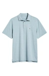 Vineyard Vines St. Jean Stripe Sankaty Performance Polo In D812 Smoke