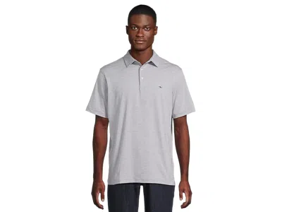 Vineyard Vines St. Jean Stripe Sankaty Polo In Gray