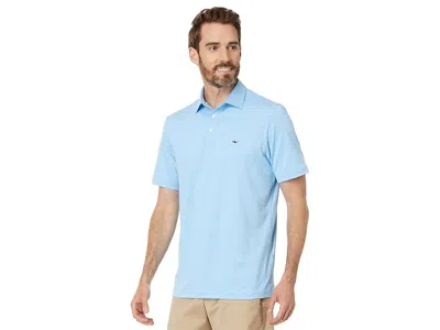 Vineyard Vines St. Jean Stripe Sankaty Polo In Blue