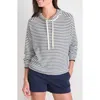 Vineyard Vines Stipe Cashmere Hoodie Sweater